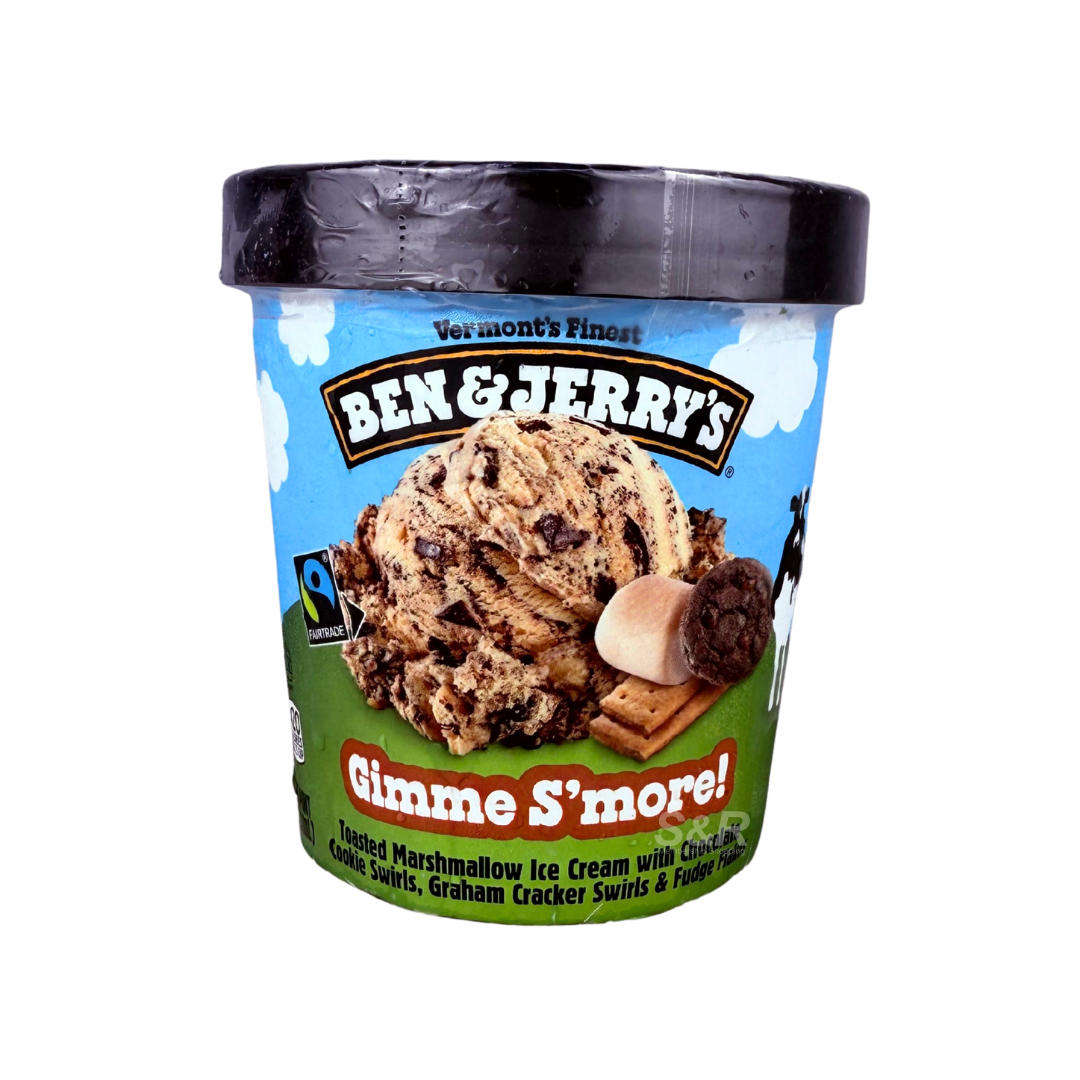Ben & Jerry Gimme S'more! Ice Cream Tub 473mL